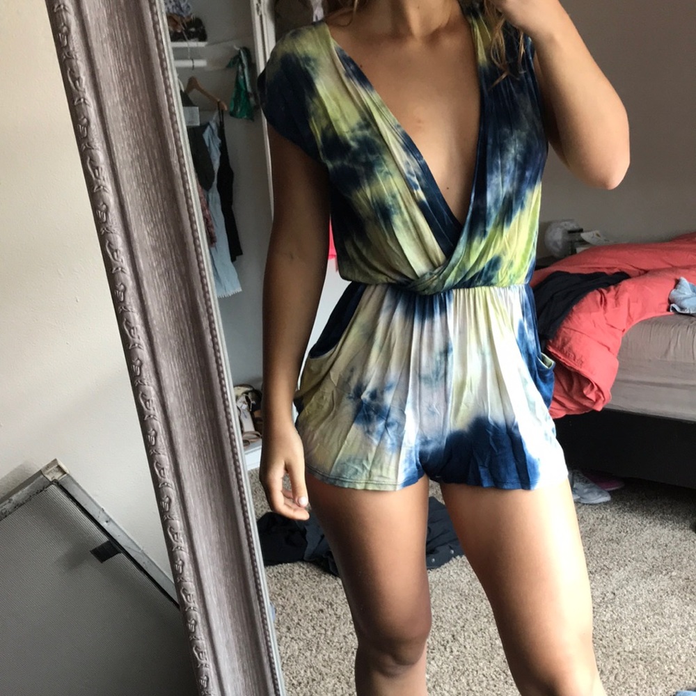 Tie dye romper